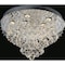 Cwi Lighting Fountain 9 Light Flush Mount With Chrome Finish 5050C24C - alternate 1